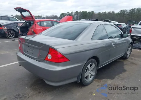2004 Honda Civic Ex z USA, uszkodzony, nr VIN 1HGEM21984L024166